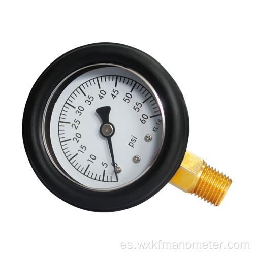 Todos los medidores de presión de vapor de medidor de presión de acero inoxidable